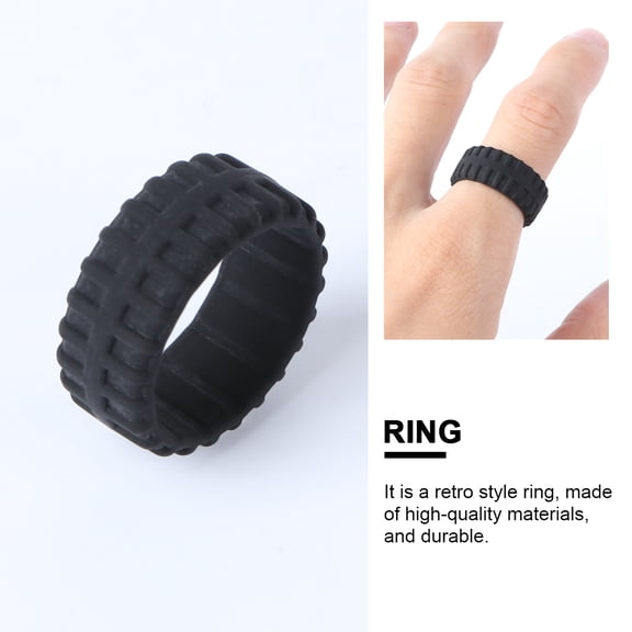 Dytern Wedding Sports Rings Wedding Bands Silicone Rings Breathable Finger Jewelry Bands