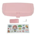 thumbnail image 1 of Estuche multifuncional para gafas de coche, parasol para coche, estuche para gafas de sol, organizador de gafas con clip, color rosa, 1 of 14