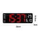 thumbnail image 2 of Reloj digital con pantalla grande con hora, fecha y temperatura semanal., 2 of 5