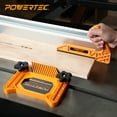 thumbnail image 4 of POWERTEC 2PK Tandem Featherboard and L-Push Stick Fits Table Saw, Router Table, Planers & Jointer. Wood Pusher Reduces Kickback & Increases Safety for Wood working Accessories, (71555), 4 of 6