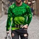 thumbnail image 1 of Blusas y camisas de manga larga y cuello redondo para hombre, estilo casual, cuello redondo, manga corta, jersey con estampado 3D., 1 of 4