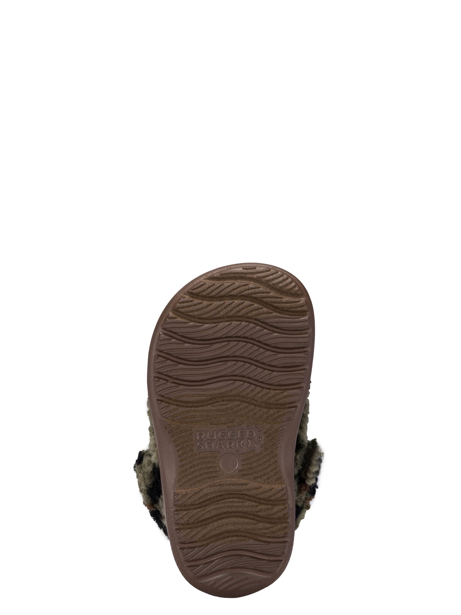 Rugged Shark Toddler Boys Sherpa Fuzzy Clogs
