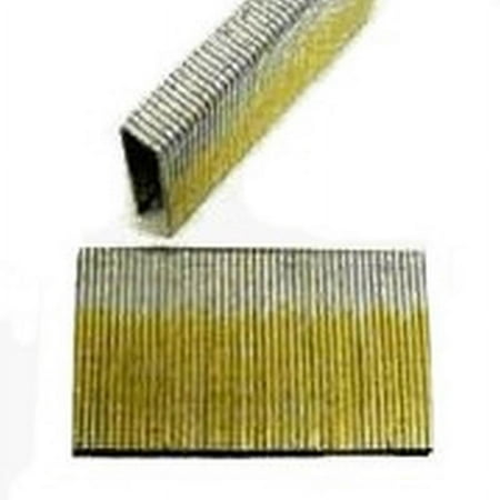 UPC: 0042928046968 | ProFIT 0621090 Crown Staple  7/16 in W Crown  1-1/2 in L Leg  16 Gauge  Electro-Galvanized