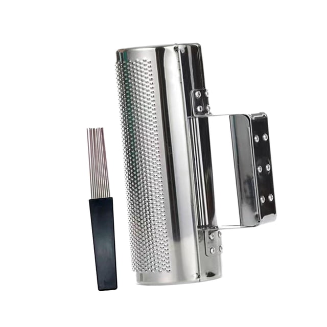 Instrumento Guiro Instrumento de música latina fácil de tocar con cepillo Metal Guiro Shaker para actuación práctica banda fiesta , 15.5 cm x 32 cm 155 cm x 32 cm