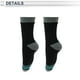 thumbnail image 5 of Calcetines de ciclismo únicos, impermeables y transpirables, anti-fricción, para exteriores, en gris, azul y negro, tamaño XL (47-50), 1 par, patrón a rayas., 5 of 7