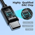 thumbnail image 6 of Earbuds USB C Headphone for Samsung Galaxy A17 A16 5G A15 A35 S25 Ultra S24 FE S23 S22 S21 S20 Type C Earphones with Mic Volume Control Wired Earbud USB C for iPhone 17 16 15 Pro Max 16e, 6 of 7