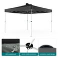 thumbnail image 5 of Resenkos 10 x 10 FT Instant Folding Pop Up Canopy Tent,UV Protection with Carry Bag for Patio Party Camping,Black, 5 of 7