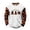 White, variant on XUANTAOO Halloween T Shirts for Kids Vintage Print White Long Sleeve Ghost Pumpkin Bat Tee Boys Girls Tops Size 10-11 Years