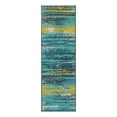 thumbnail image 2 of Unique Loom Outdoor Coastal Collection Area Rug - Ombre (2' x 6' 1" Runner Multi.Blue/Yellow), 2 of 11