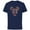 Navy, variant on Mickey Mouse Icon Halloween Dad - Short Sleeve Cotton T-Shirt for Adults - Customized-Black