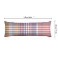 thumbnail image 6 of Plaid Body Pillow Cover - Soft & Breathable Fabric, Hidden Zipper, 20"x54", Buffalo Check & Vintage Plaid Print - Perfect Gift for Side Sleepers, Cabin Decor & Pregnancy Support, 6 of 7