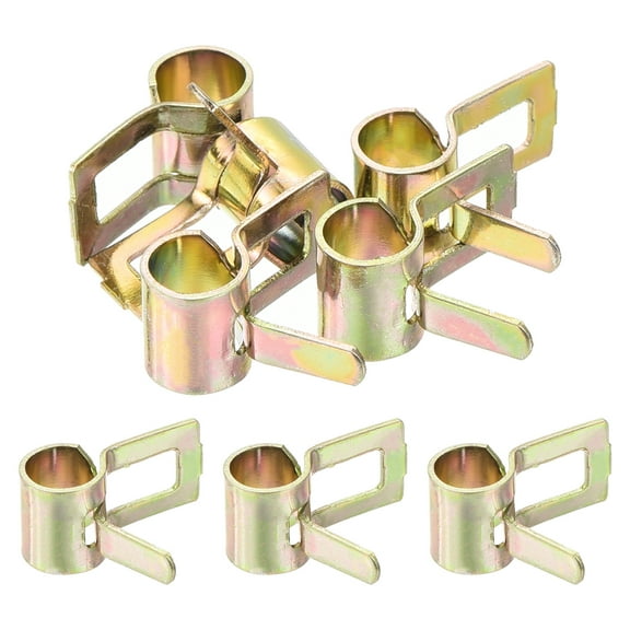 ID 5mm 3/16inch Fuel Line Hose Clips, Pipe Clamps,Spring Hose Clamp,Low Pressure Air Clamp,Pack of 5