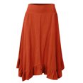 thumbnail image 6 of Sngxgn Skirts for Women with Shorts High Waist Pleated Skirts(Red,L), 6 of 6