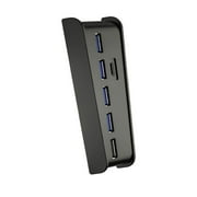 Plug and Play 6 Ports Extend USB Hub Adapter High Speed Splitter for PS5