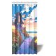 thumbnail image 1 of Cortina de Ducha ABPHQTO Pintura Paisaje Casa de Playa y Flores coloridas 90x180 cm, 1 of 3