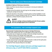 Remanufactured onn Ink Cartridge, HP 62XL Black