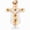 Cross Tree, variant on 2 Ft Pre-Lit Cypress Green Artificial Christmas Tree in Woven Basket, Lifelike Cypress Potted Tree with Warm White LED Lights, Battery-Operated Twinkle Potted Tree For Home Decoration