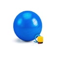 thumbnail image 1 of Pelota de yoga y pilates BETENSH de 75 cm con inflador y soporte de 300 kg, color azul, 1 of 6