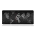 thumbnail image 1 of Tignapoo Extra Thick Silicone Wrist Support Gaming Mouse Pad - Black Map Design, 800*300mm, Perfect for Office and Gaming Use with Anti-Skid Base for Optimal Stability, 1 of 6