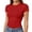 EY66_Purple Pink, variant on Lumtrix Womens Short Sleeve Tops Crew Neck Slim Fit Basic Tees Summer Y2K Solid Color T Shirts Sky Blue XL