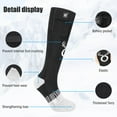 thumbnail image 5 of Savior Heat 7.4V 2200 mAh Rechargeable Heated Warm Socks, Unisex Winter Carbon Fiber Heated Socks S-XL, 5 of 8