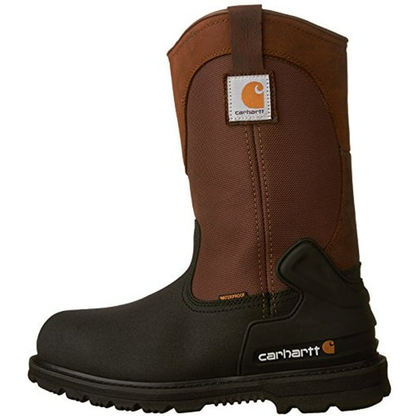 Carhartt pull on top steel toe boots