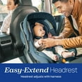 thumbnail image 6 of Chicco KeyFit Max Zip ClearLux Extended-Use Infant Car Seat and Stay-in-Car Base, Rear-Facing, 1-Hand Adjust Handle, Zip-Open Privacy Shield - Verona (Grey), New, 6 of 16