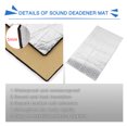 thumbnail image 2 of 1.6sqft Sound Deadener Heat Insulation Mat Hood Floor Door 50 x 30 x 0.5cm for Car, 2 of 6