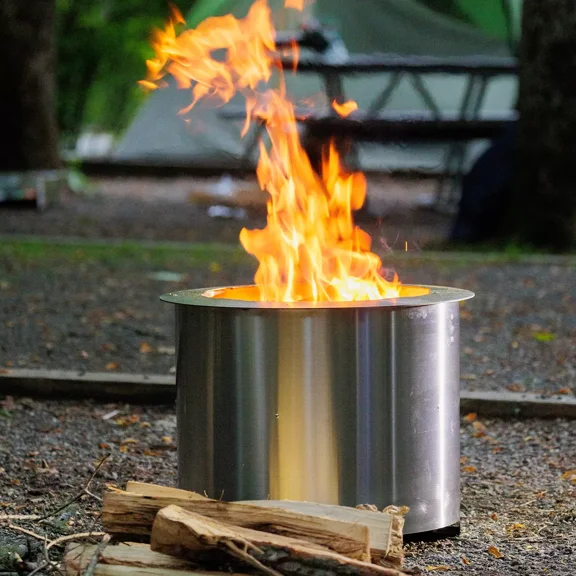 US Stove USSLP21 21-in Smokeless Wood-Burning Fire Pit