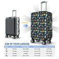 thumbnail image 4 of Rateoe Rocket Space Printed Luggage Cover, Suitcase Protector Fits 18-32 Inch Luggage-Large, 4 of 7