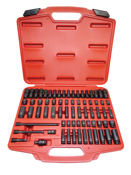 ATD Tools ATD-2271 71 Pc. 0.25 In. Drive Sae And Metric Impact Socket Set 