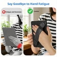 thumbnail image 4 of KRONDO Matcha Green Tablet Hand Strap Holder for Secure Comfortable Grip, Lightweight Leather & Polyester Blend, Universal Fit, 4 of 10