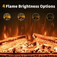 thumbnail image 4 of Edendirect 35 in. Electric Fireplace Insert,Remote Control,Adjustable Flame Brightness,750W/1500W,Quiet, 4 of 9