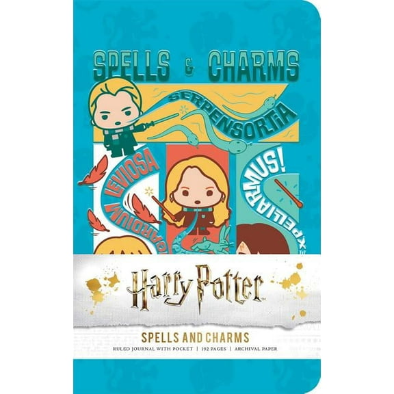 Harry Potter Harry Potter: Spells and Charms Ruled Pocket Journal, (Hardcover)