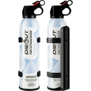 Water-Based Fire Extinguisher -2 Pack Portable for Home & Vehicle Use, Prevents Re-Ignition - Ideal for Kitchen, Garage, Car