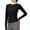 Black, variant on Hfyihgf Women's Long Sleeve Running Shirts with Thumbholes Stretch Breathable Athletic Quick Dry Mesh Back Yoga Tops Workout T-Shirt(Black,L)
