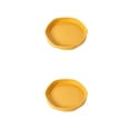 thumbnail image 2 of Billuyoard Flor Bandeja Planta Platillo Decoraciones Antideslizante Amarillo 2Conjunto, 2 of 6