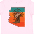thumbnail image 4 of Inktastic Arizona Cute Cowgirl Boot Girls Toddler T-Shirt, 4 of 5