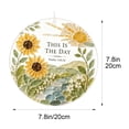 thumbnail image 2 of Sunflower Scripture Acrylic Suncatcher, Bible Verse Window Hanging for Home Decor Gift, 2 of 6