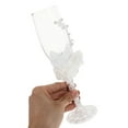 thumbnail image 4 of STOBOK 1 Pair Bride Supply Goblet Glass Tabletop Decoration Wedding White, 4 of 4