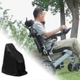 thumbnail image 4 of Universal Wheelchair Cover for Electric & Manual Chairs - Wear-resistant Dustproof Foldable Storage Protection for ElderlyBGrey, 4 of 5