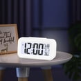 thumbnail image 1 of Temperature Version Smart Clock Silent Electronic Digital Clock Intelligent Night Light Sleepy Student Smart Alarm Clock Without Battery Using 3 No 7 Batt Deals Of The Day Clearance, 1 of 9