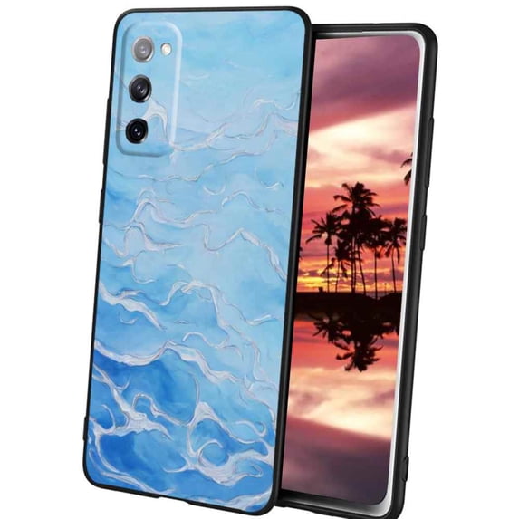 Ocean-245 Phone Case, Degined for Samsung Galaxy S20 Case Men Women, Flexible Silicone Shockproof Case for Samsung Galaxy S20
