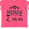 thumbnail image 4 of Inktastic Memaw Grandma Loves Me Girls Toddler T-Shirt, 4 of 5