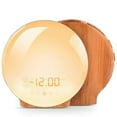 thumbnail image 1 of Wake Up Light,alarm Clock Sunrise Simulation Night Light With Nature Sounds, Fm Radio, Snooze Function And Atmosphere Lamp Function,wood Grain H, 1 of 4