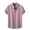 Pink, variant on Mens Shirts Gifts for Men Men's Spring Summer Casual Linen Solid Color Short Sleeve Shirt Loose Turn-down Collar Shirt Blue Linen L