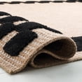 thumbnail image 5 of Safavieh Clayton Hervey Bordered Indoor/Outdoor Area Rug, Natural/Black, 6'7" x 6'7" Square, 5 of 10