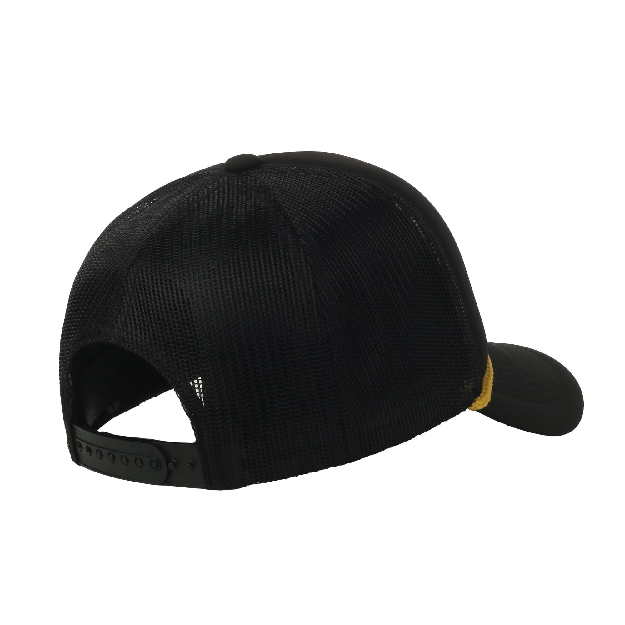 Mossy Oak® Black 5-Panel Foam Front Cap – Structured, Embroidered