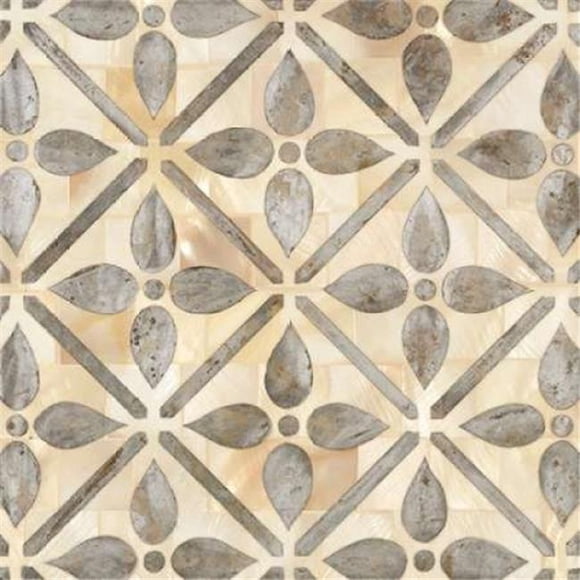 Art In Motion PDX321SMI1110CISMALL Natural Moroccan Tile 1 Poster Print by Hope Smith, 12 x 12 - Small