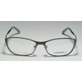 thumbnail image 3 of NEW KOALI 7259K WOMENS/LADIES DESIGNER FULL-RIM GRAY / AQUA FRAME DEMO LENSES 54-16-135 EYEGLASSES/EYEGLASS FRAME, 3 of 9